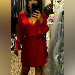 L’ Academie Red Mini dress Size M